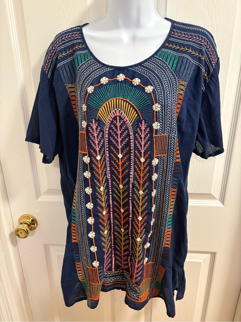 Johnny was 3J work shop embroidered tunic